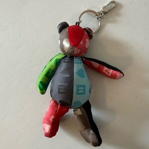 Harveys Cali Bear patchwork keychain